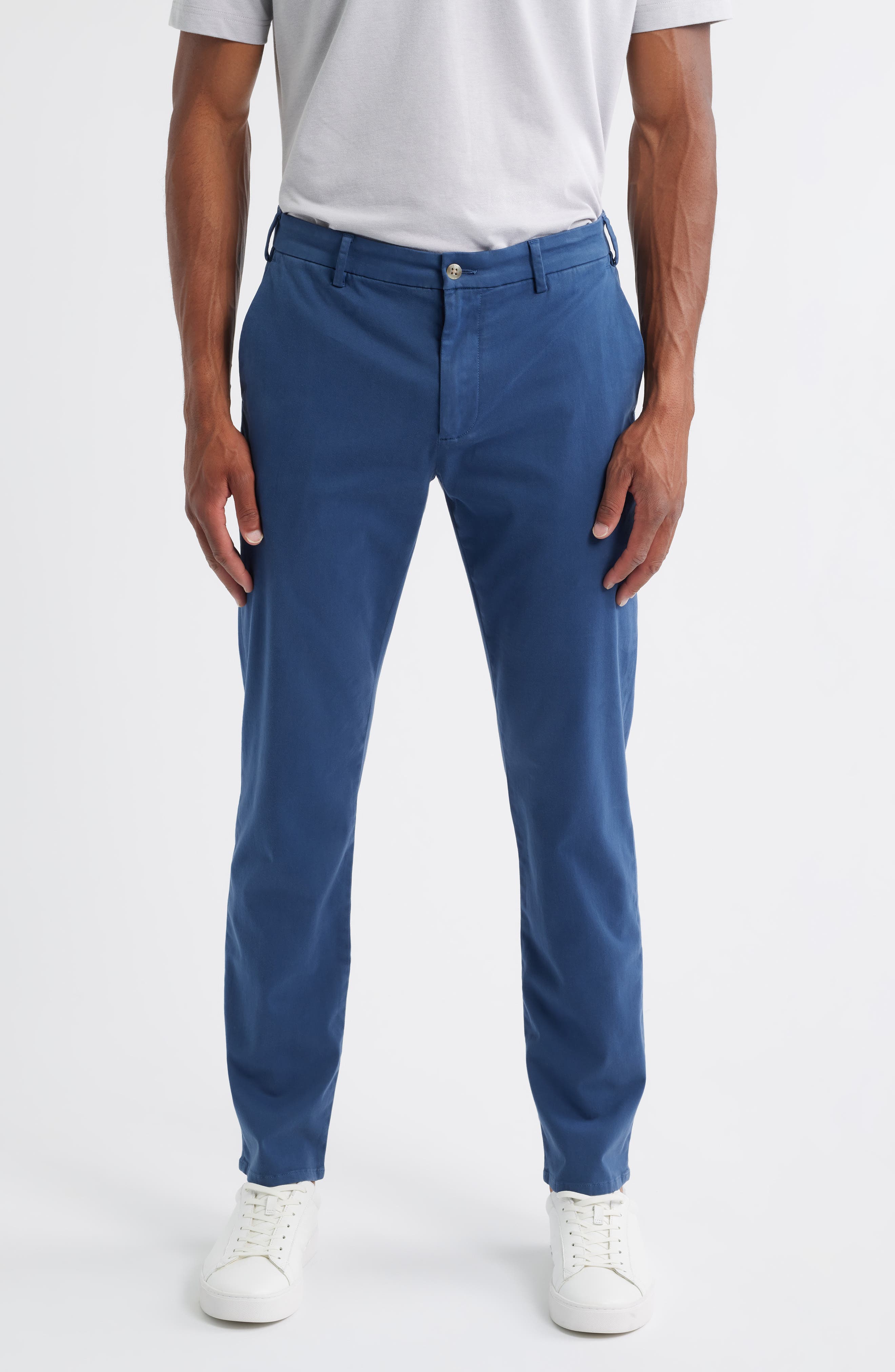 Peter Millar Signature Sateen Flat Front Pants
