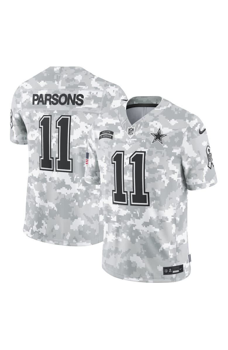 Nike Men's Nike Micah Parsons Arctic Camo Dallas Cowboys 2024 Salute to Service Limited Jersey, Alternate, color,