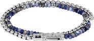 Thompson of London Blue Sodalite Double Wrap Bracelet