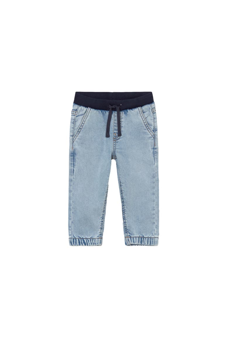 Mayoral Jeans With Elastic Waistband, Main, color, Light Blue