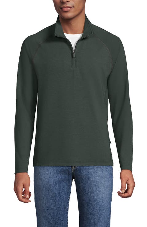Long Sleeve Raglan Hybrid Quarter Zip