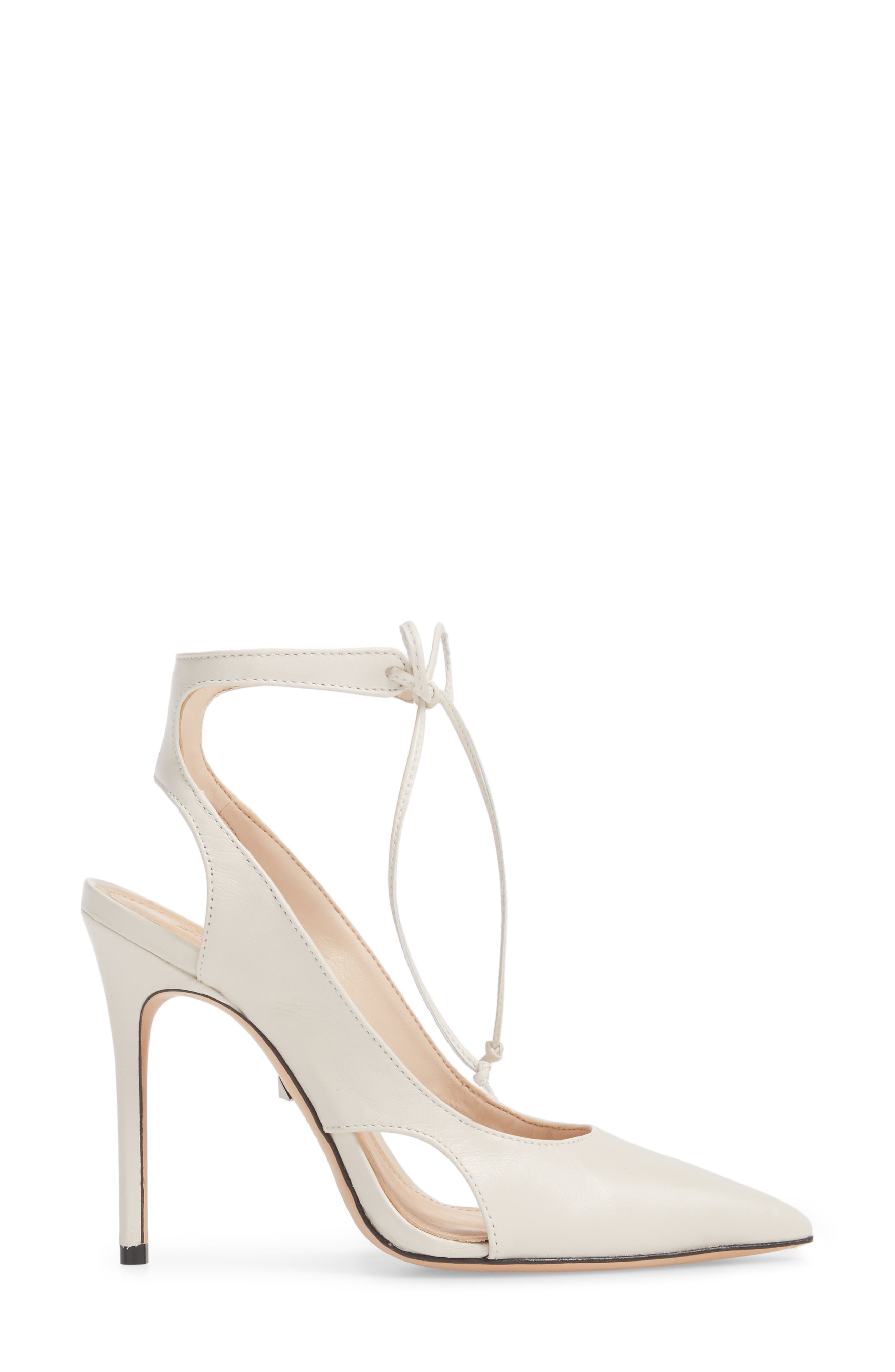Sharon Cutout Pump, Alternate, color, PEARL LEATHER