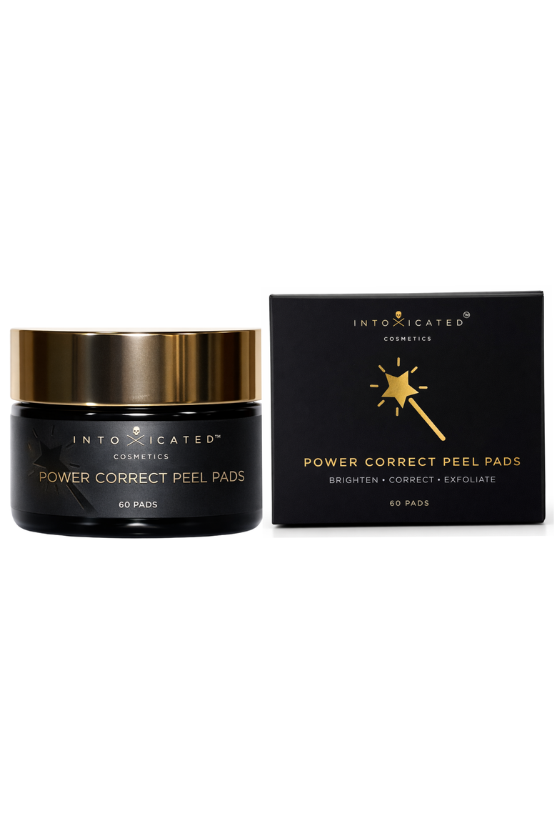 Power Correct Peel Pads | 60 Pads | Brighten, Correct and Exfolitate | Multi-Acid 12% Glycolic Pads, Alternate, color, None