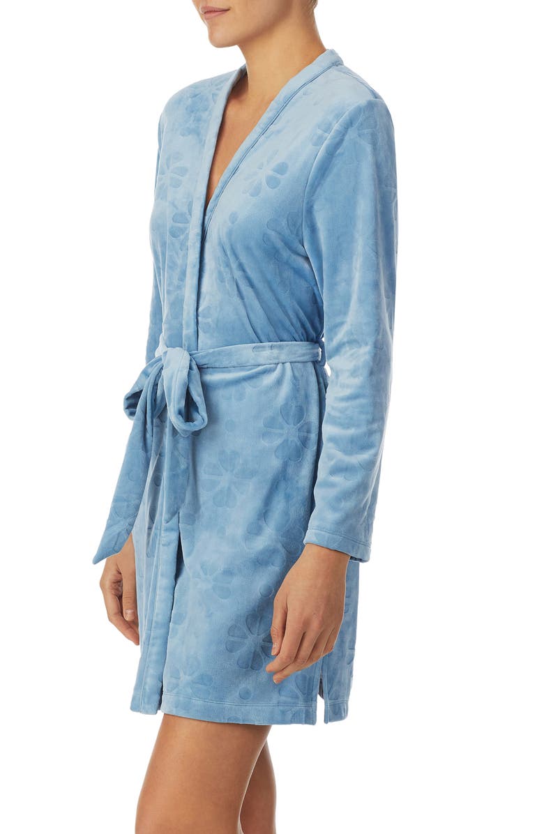 Kate Spade New York spade pattern short robe, Alternate, color, 