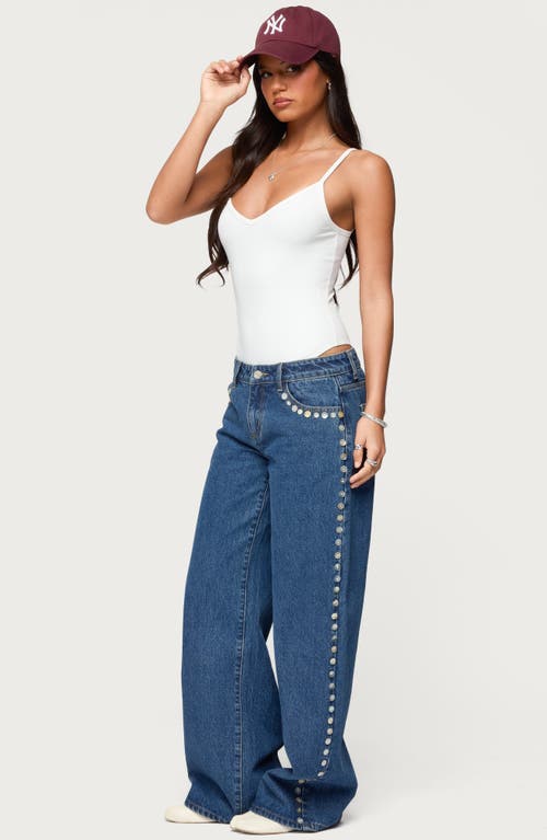 Edikted Teaghan Camisole Bodysuit In White