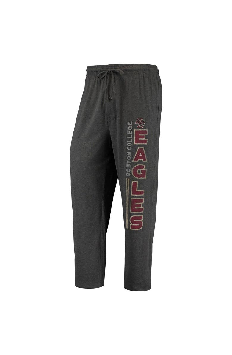 CONCEPTS SPORT Men's Concepts Sport Heathered Charcoal/Maroon Boston College Eagles Meter T-Shirt & Pants Sleep Set, Alternate, color, Heather Charcoal