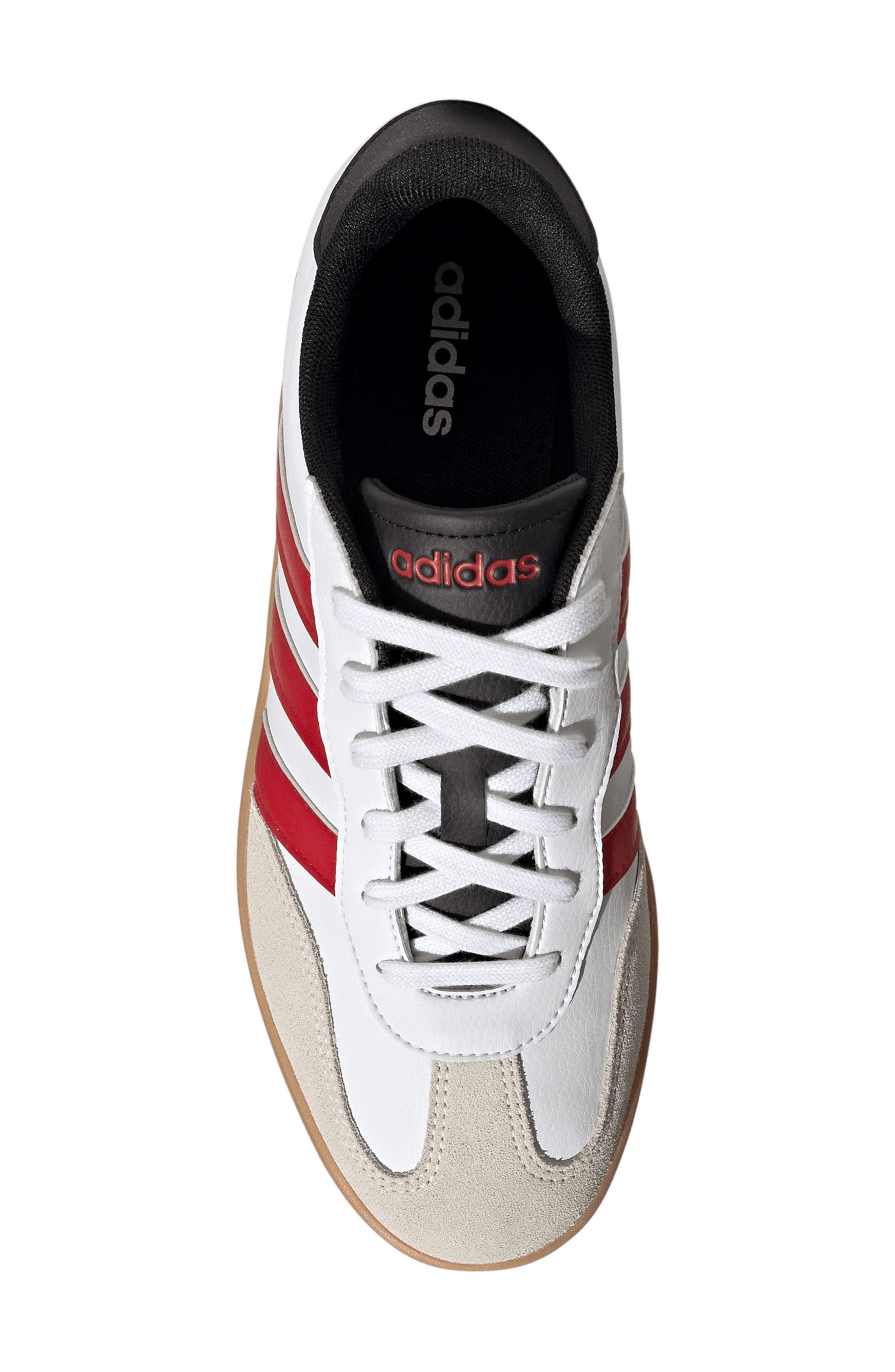 adidas Barreda Sneaker, Alternate, color, White/ Scarlet/ Core Black