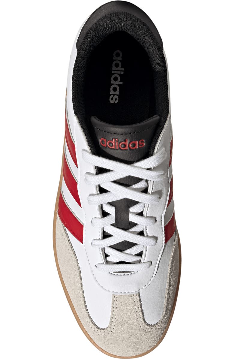 adidas Barreda Sneaker, Alternate, color, White/ Scarlet/ Core Black