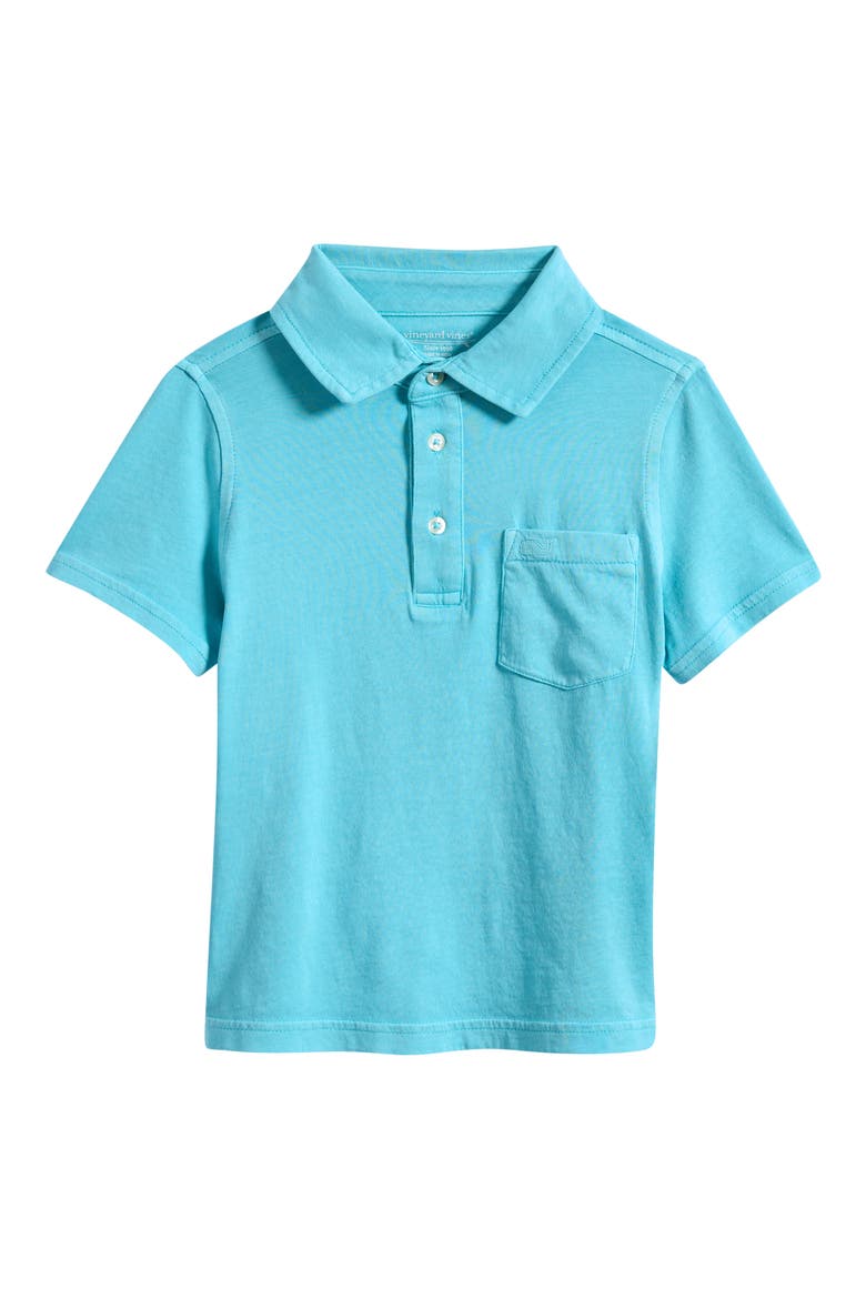 Kids' Surf Garment-Dyed Polo, Main, color, TURQS