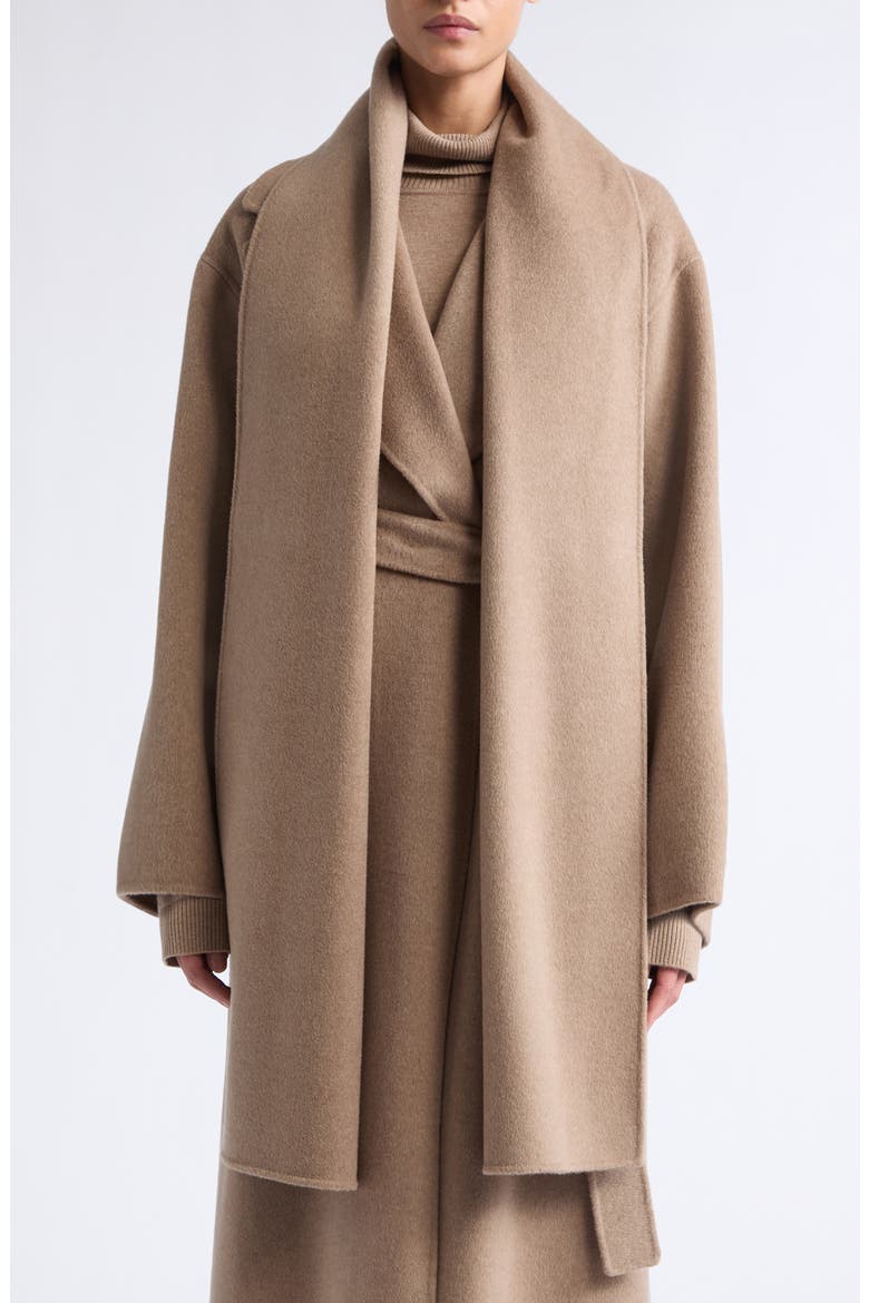 Shawl Collar Coat, Main, color, CLAY