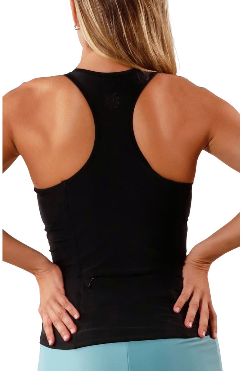 UV Skinz Racerback Swim Tank, Alternate, color, Black