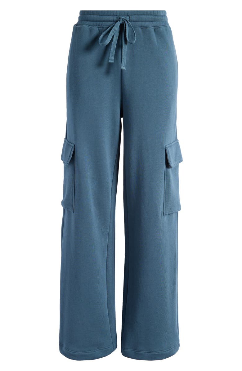 Nation LTD Casey Wide Leg Cargo Sweatpants, Alternate, color,