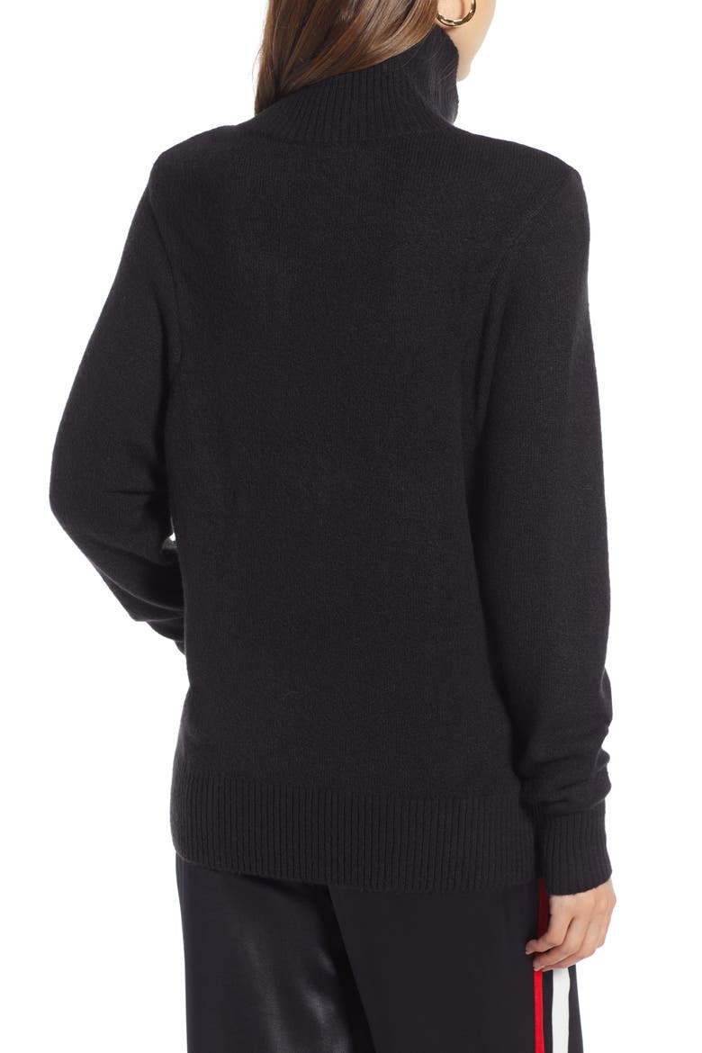 Seasonal Pullover Sweater, Alternate, color, BLACK