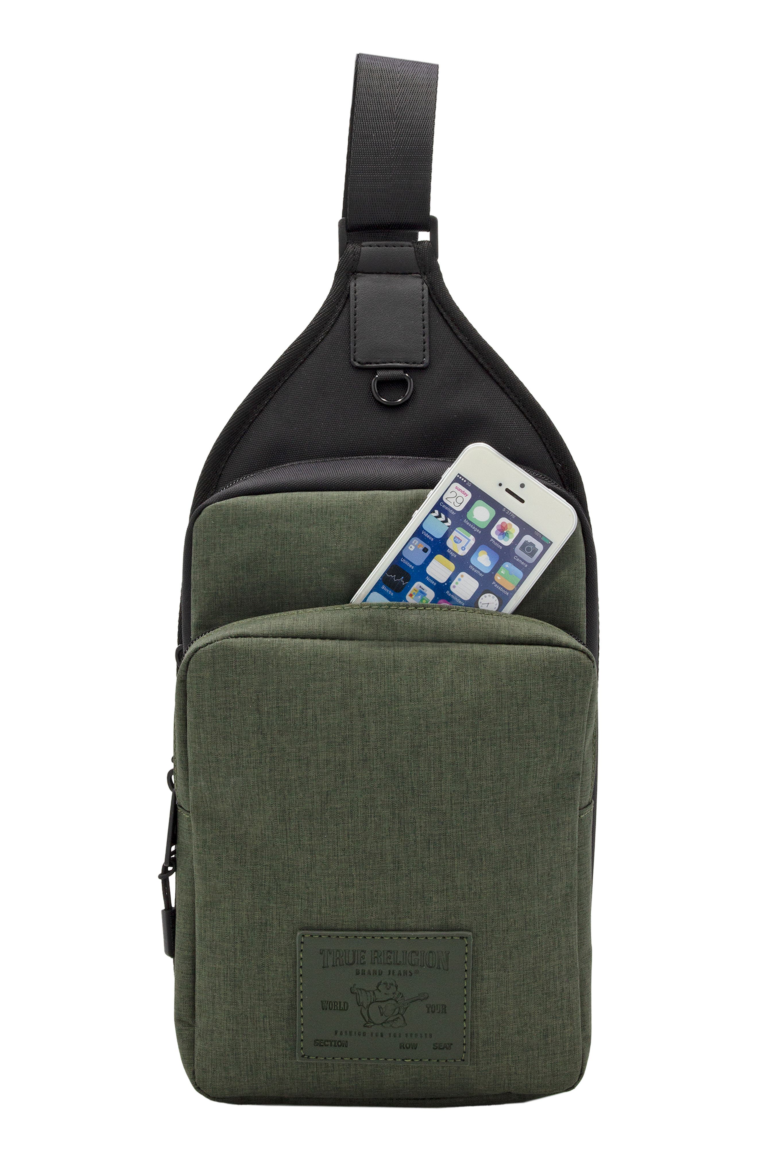 Pippen Sling Crossbody Bag, Alternate, color, OLIVE