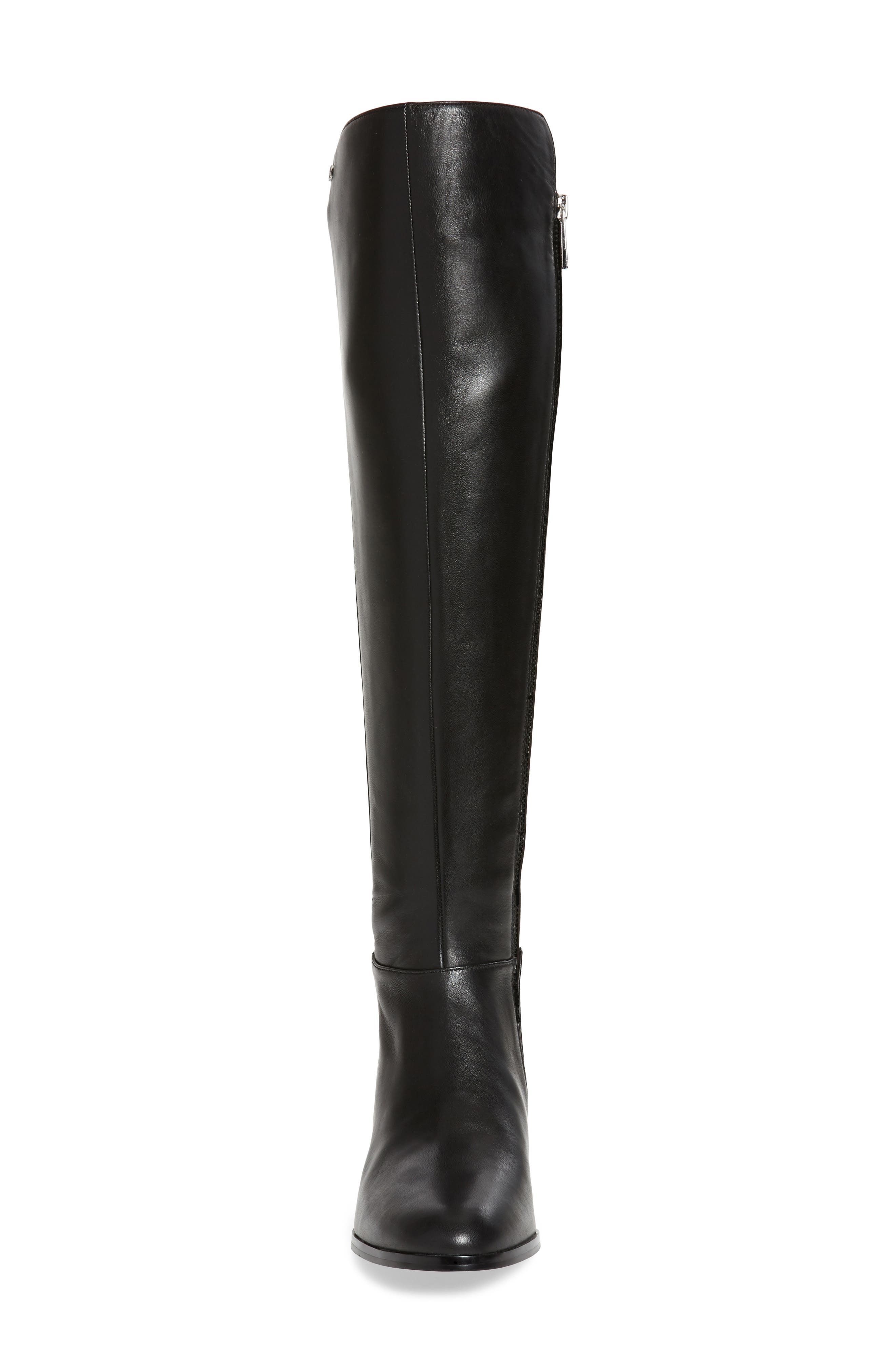 Bromley Stretch Back Riding Boot, Alternate, color, BLACK