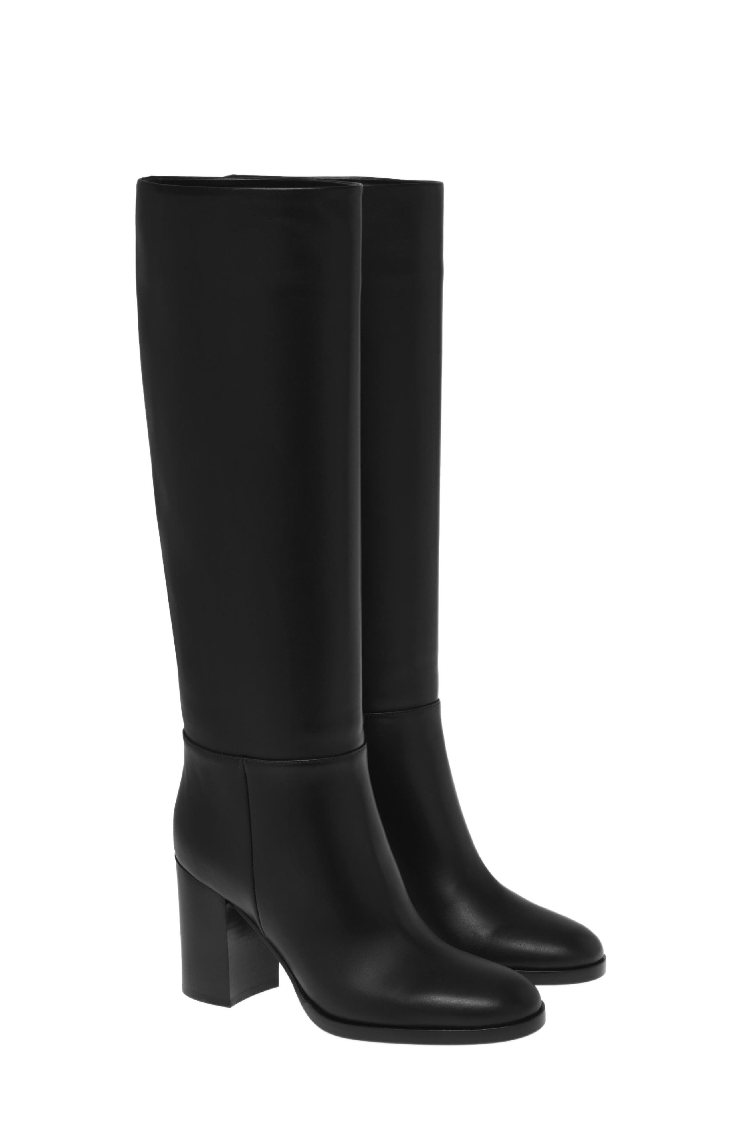 Gianvito Rossi Santiago Boots, Alternate, color, Black