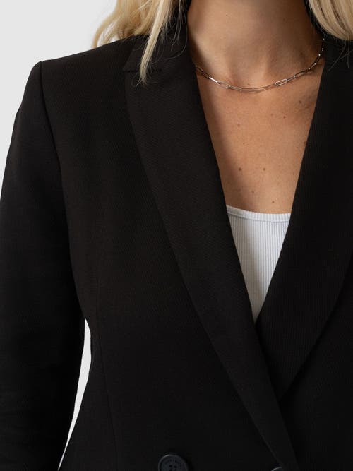 Saint + Sofia Cambridge Blazer In Black
