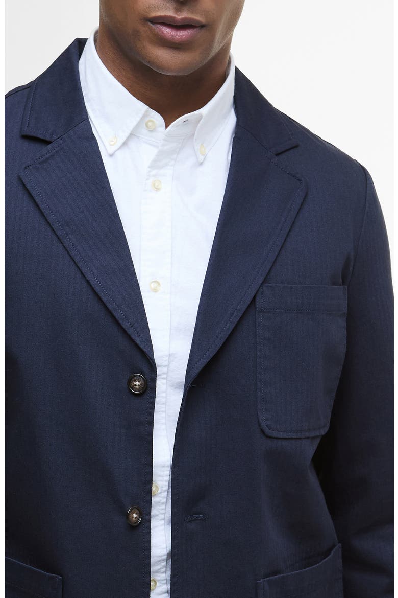 Bayview Herringbone Twill Shirt Jacket, Alternate, color, NAVY