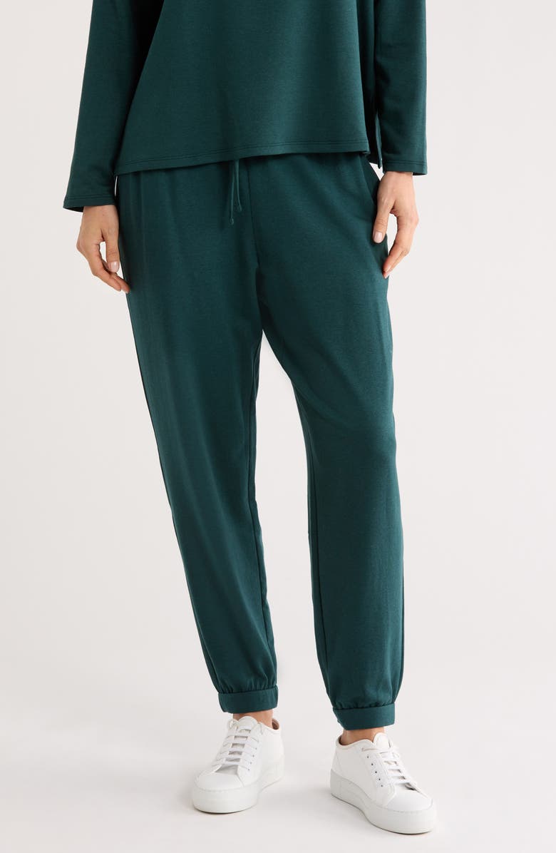 Eileen Fisher Ankle Joggers, Main, color, Pine