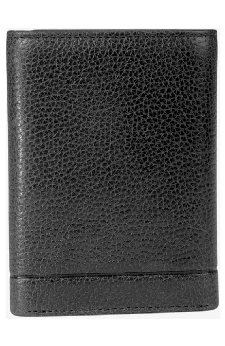 Mancini Fifth Ave RFID Leather Trifold Wallet, Alternate, color, Black