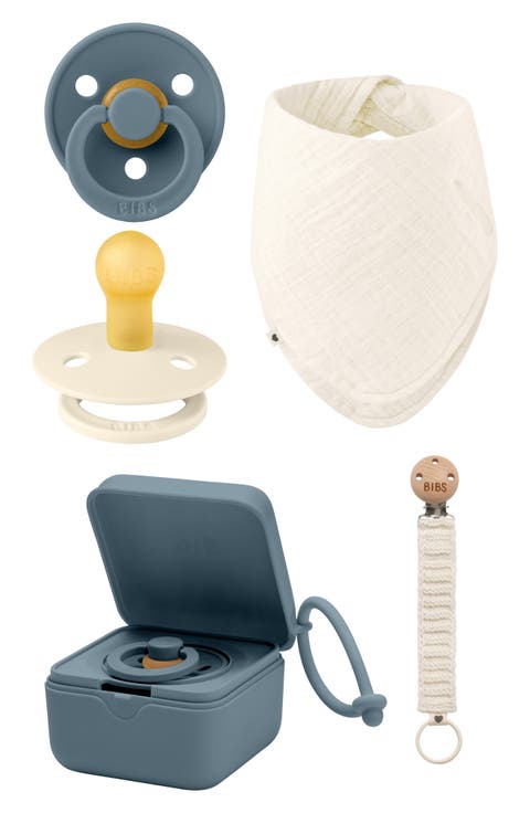 Pacifer, Pacifier Box & Pacifier Clip Set