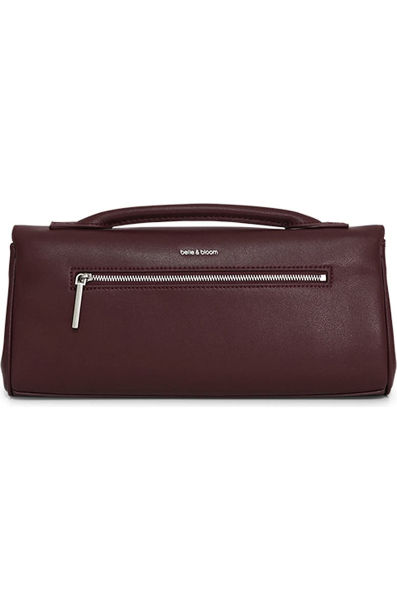 Belle & Bloom Love Boat Leather Clutch Bag, Alternate, color, Red