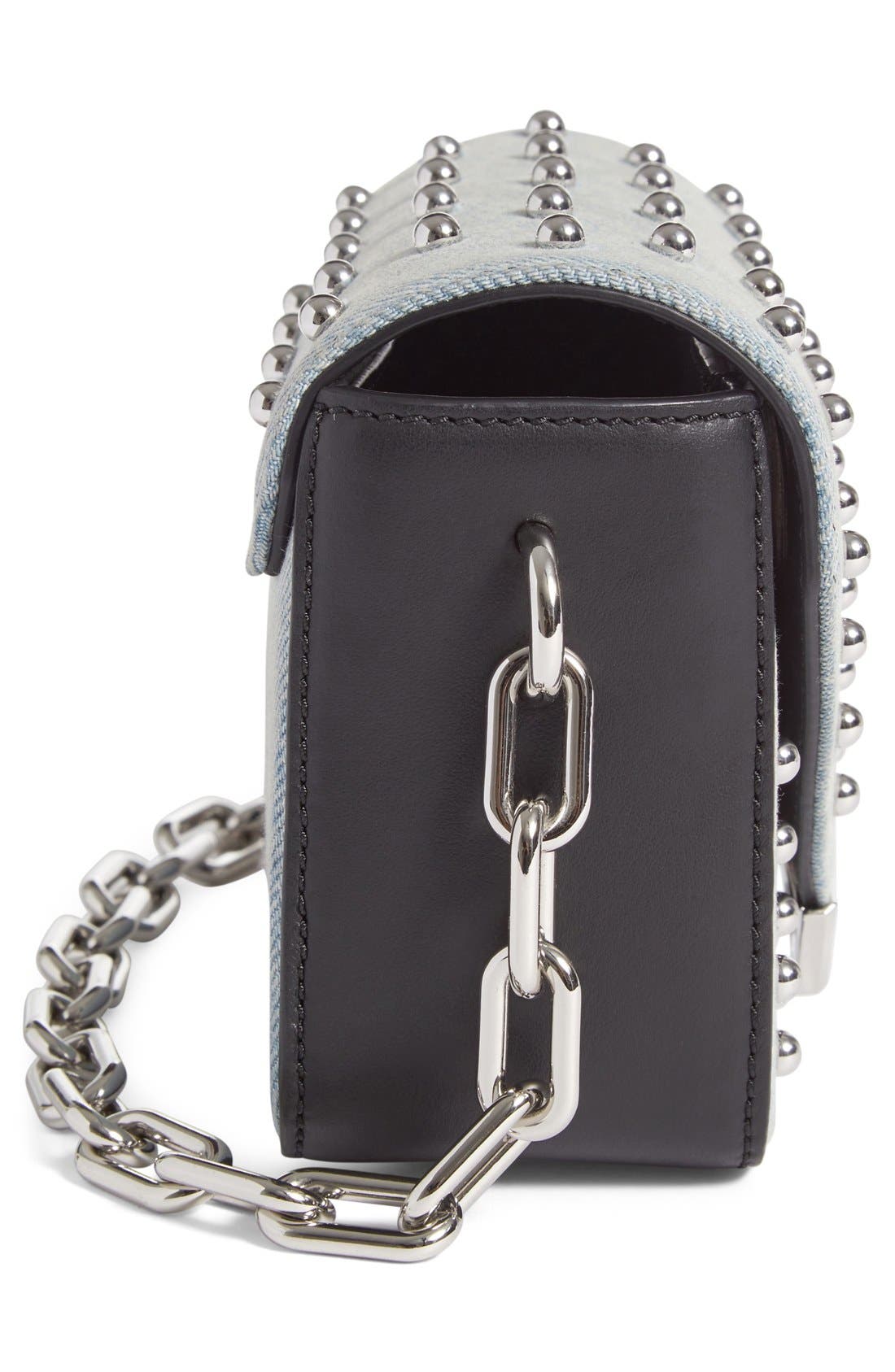 Alexander Wang Mini Prisma Studded Crossbody Bag, Alternate, color, 