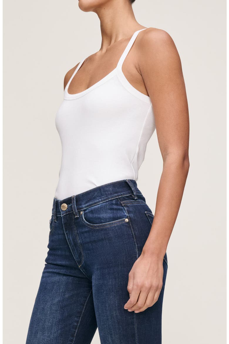 '90s Rib Tank, Alternate, color, WHITE
