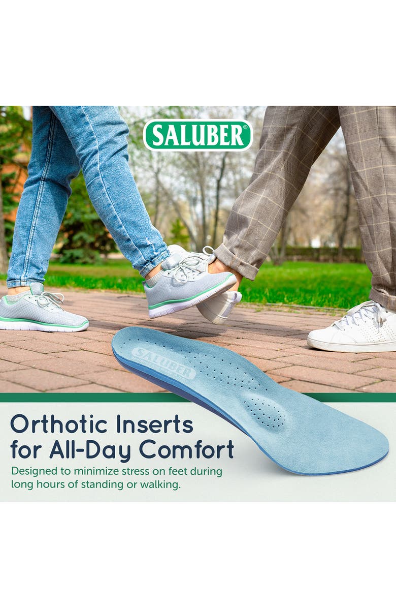 Saluber Premium Full Length Orthotic Insole, Alternate, color, Blue
