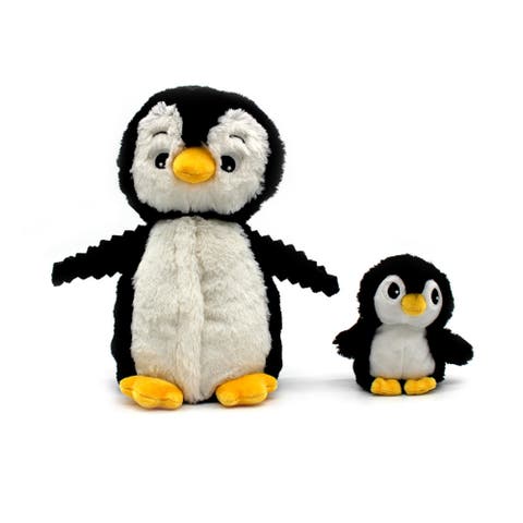 Penguin Mom & Her Baby  - Secret Keeper Plush Toy, Eco-Friendly, Soft & Washable