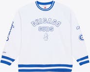 Mitchell & Ness Men's Mitchell & Ness  White Chicago Cubs Arctic Fleece Sweatshirt