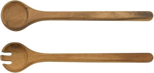 Zassenhaus Acacia Wood 2 Piece Salad Serving Utensil Set In Brown