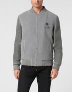 PHILIPP PLEIN College Bomber Jacket Ls Plein Club Men