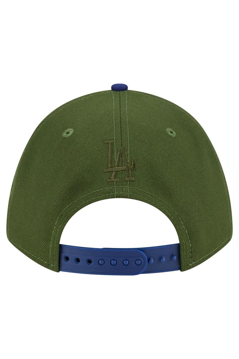 Men's New Era Dark Green Los Angeles Dodgers City Feature 9FORTY A-Frame Adjustable Hat, Alternate, color, Dark Green