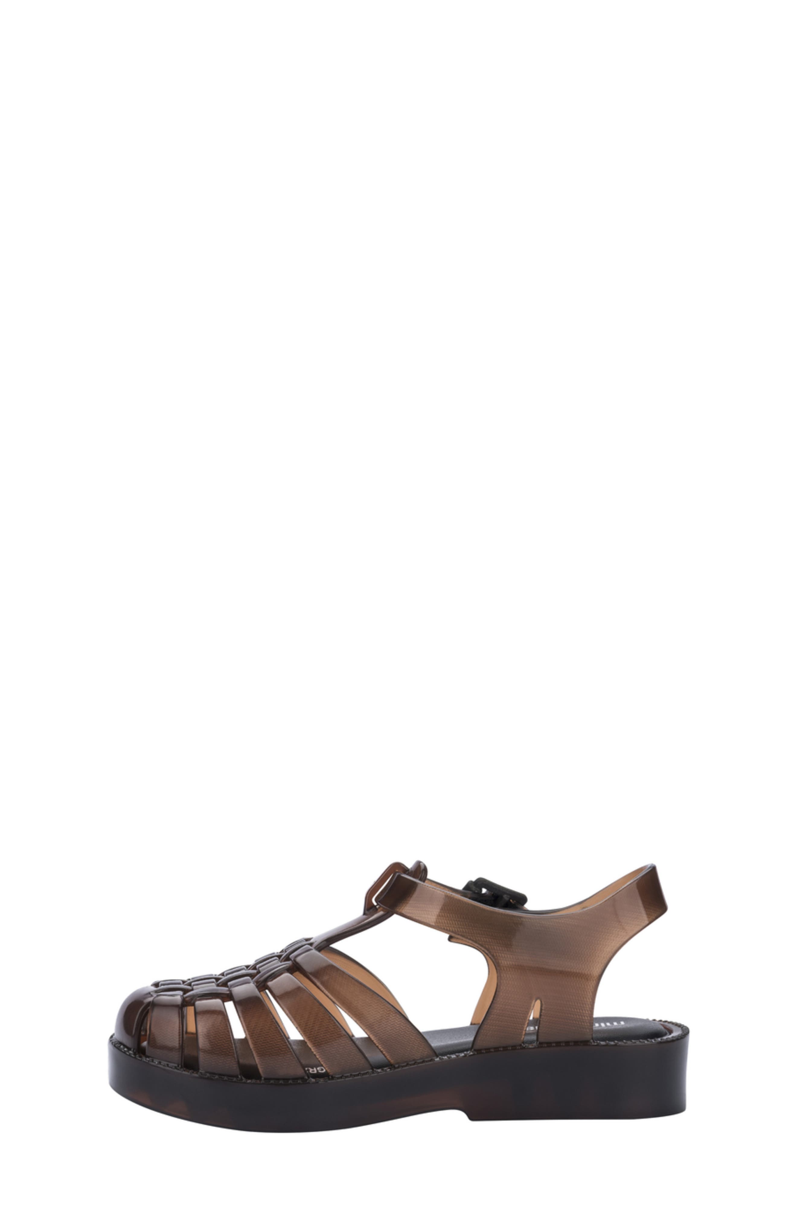 Possession Jelly Sandal, Alternate, color, TRANSPARENT BROWN