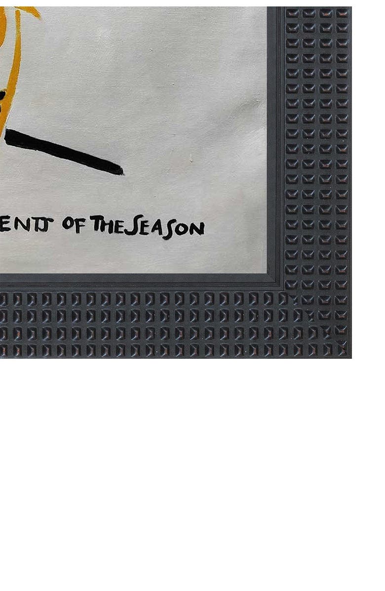 OVERSTOCK ART With the Compliments of the Season (Design no. 3) with Java Bean Frame, 26.5" x 30.5", Alternate, color,