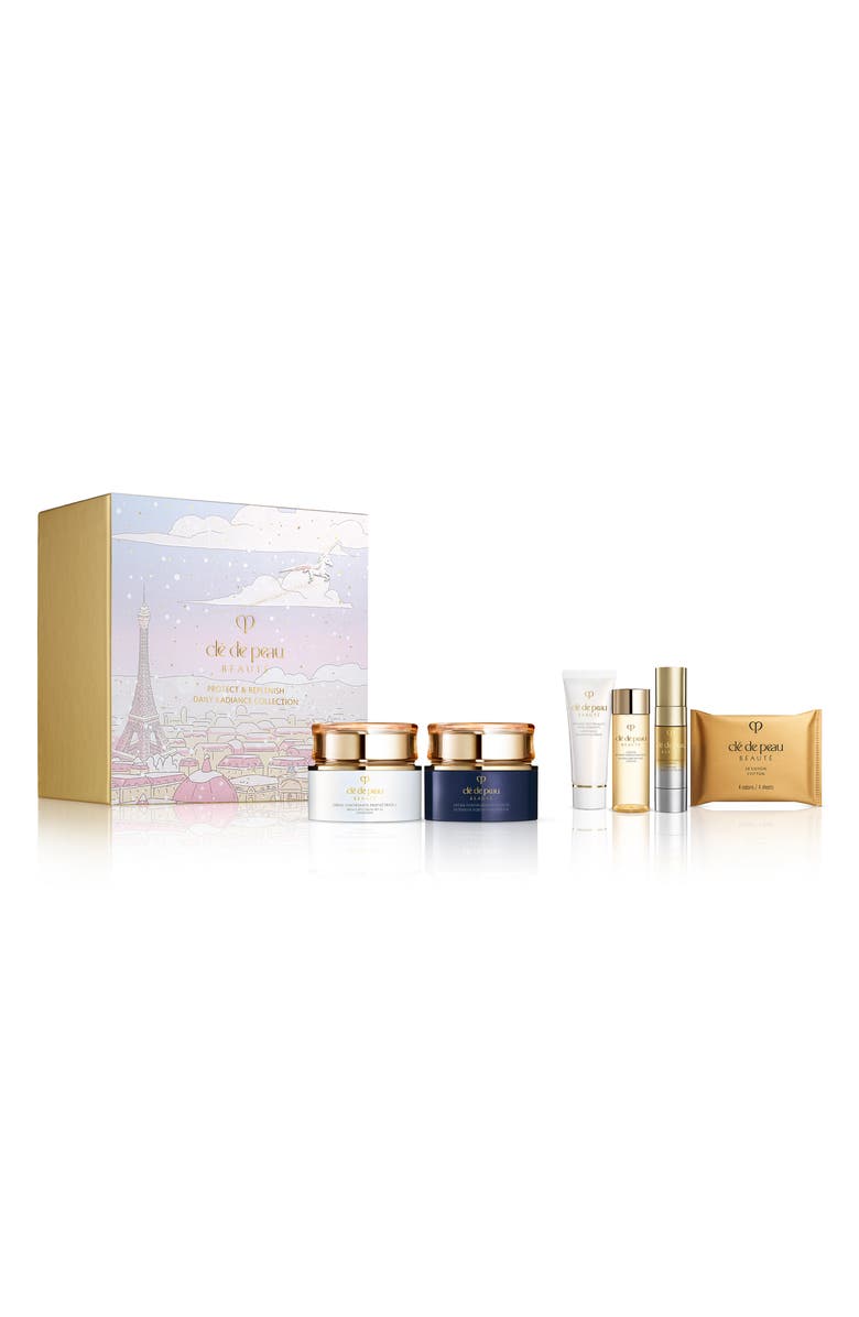 Clé de Peau Beauté Protect & Replenish Daily Radiance Collection Set (Limited Edition) $473 Value, Main, color,