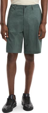 Theory Flat Front Nylon Bermuda Shorts