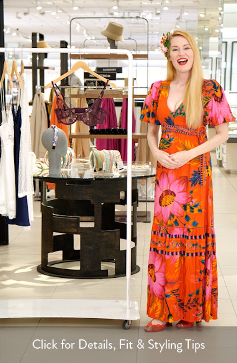 Nicolette Embroidered Underwire Bra, sales video thumbnail