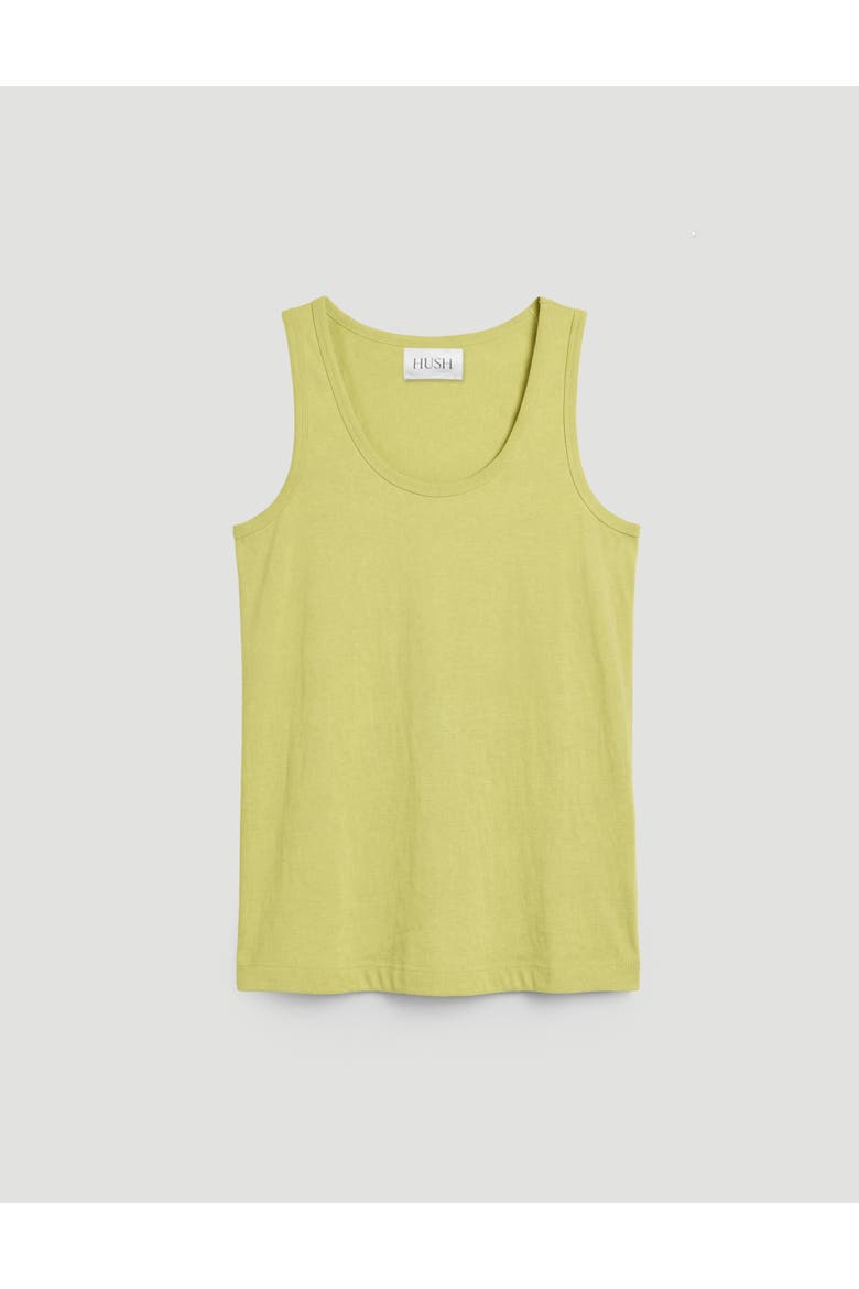 Scoop Neck Tank Top, Alternate, color, Soft Lime Green