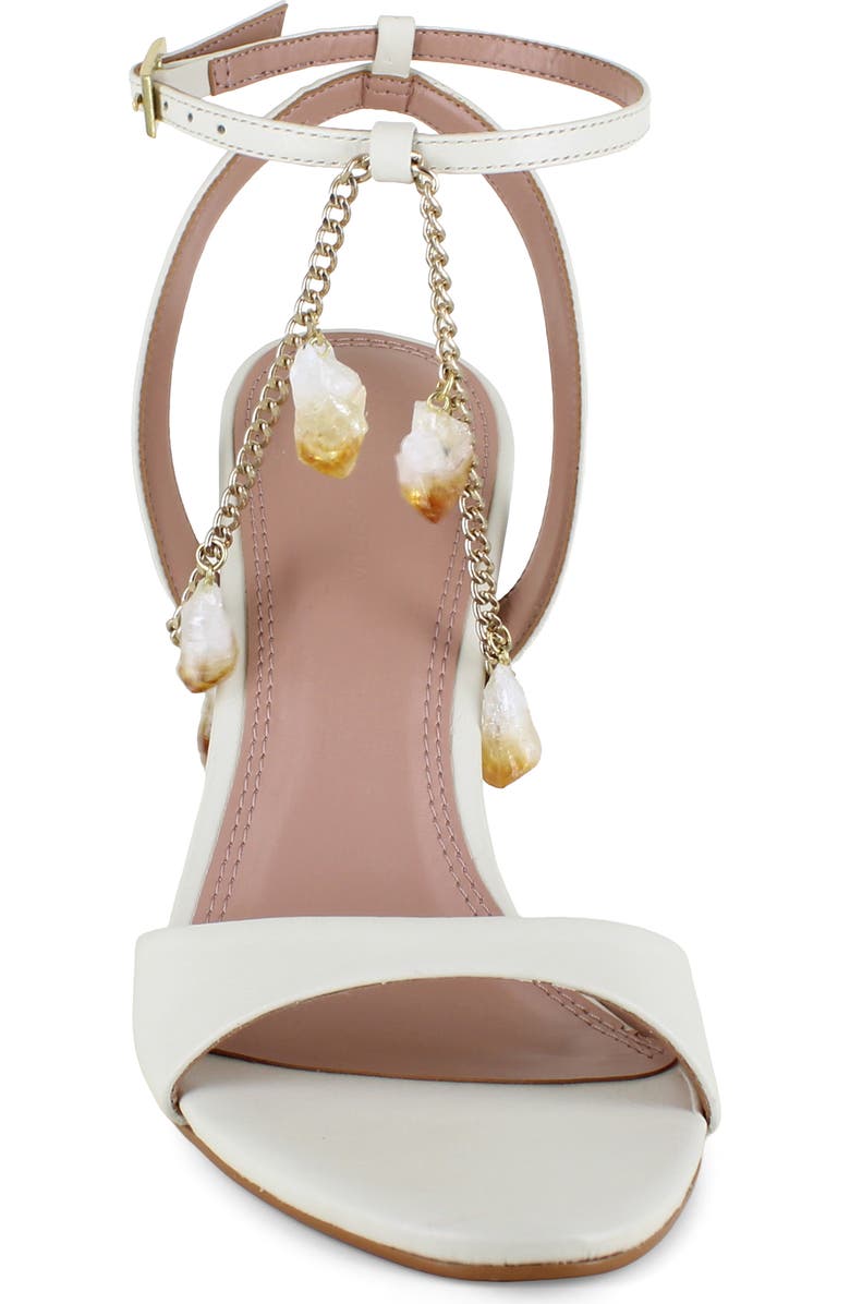 BCBGMAXAZRIA Pacificia Chain Strap Sandal, Alternate, color, Milk