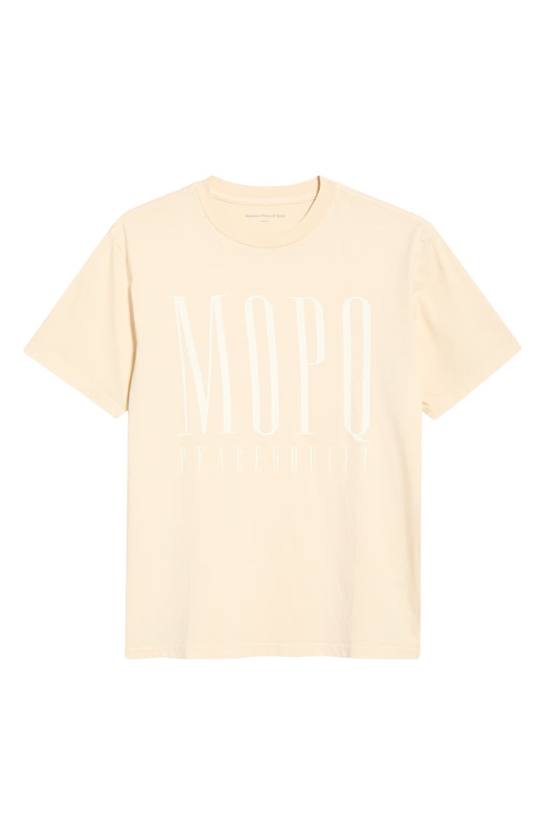 Museum of Peace & Quiet Headline Graphic Cotton T-Shirt, Main, color, Bone