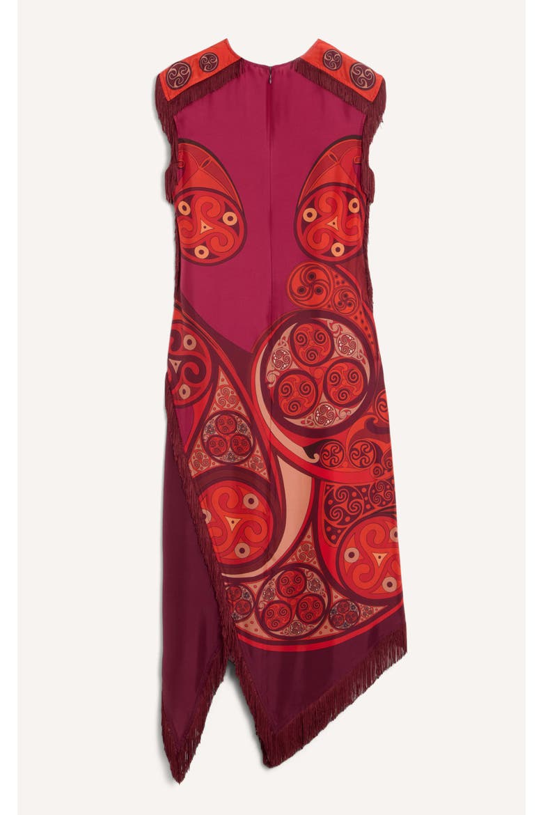 Scarf Dress, Alternate, color, Alchemy Placée Dark Red