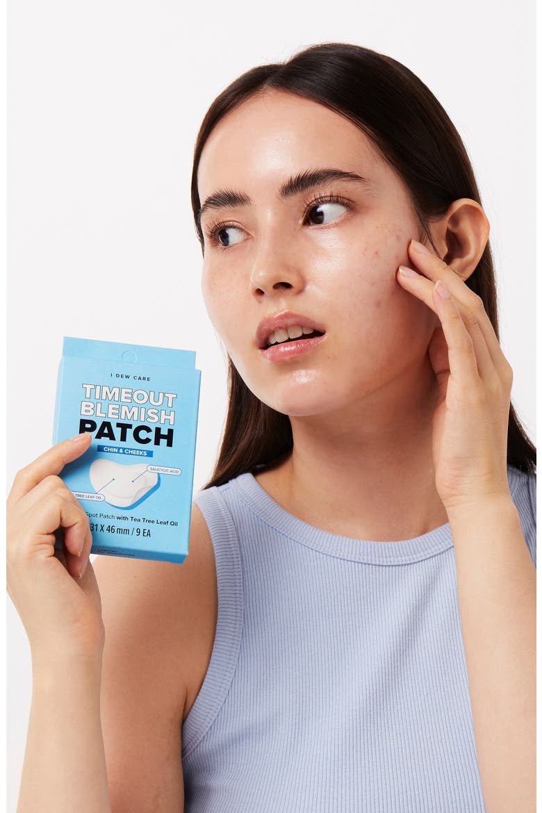 Timeout Blemish Patch Chin & Cheeks, Alternate, color, CLEAR