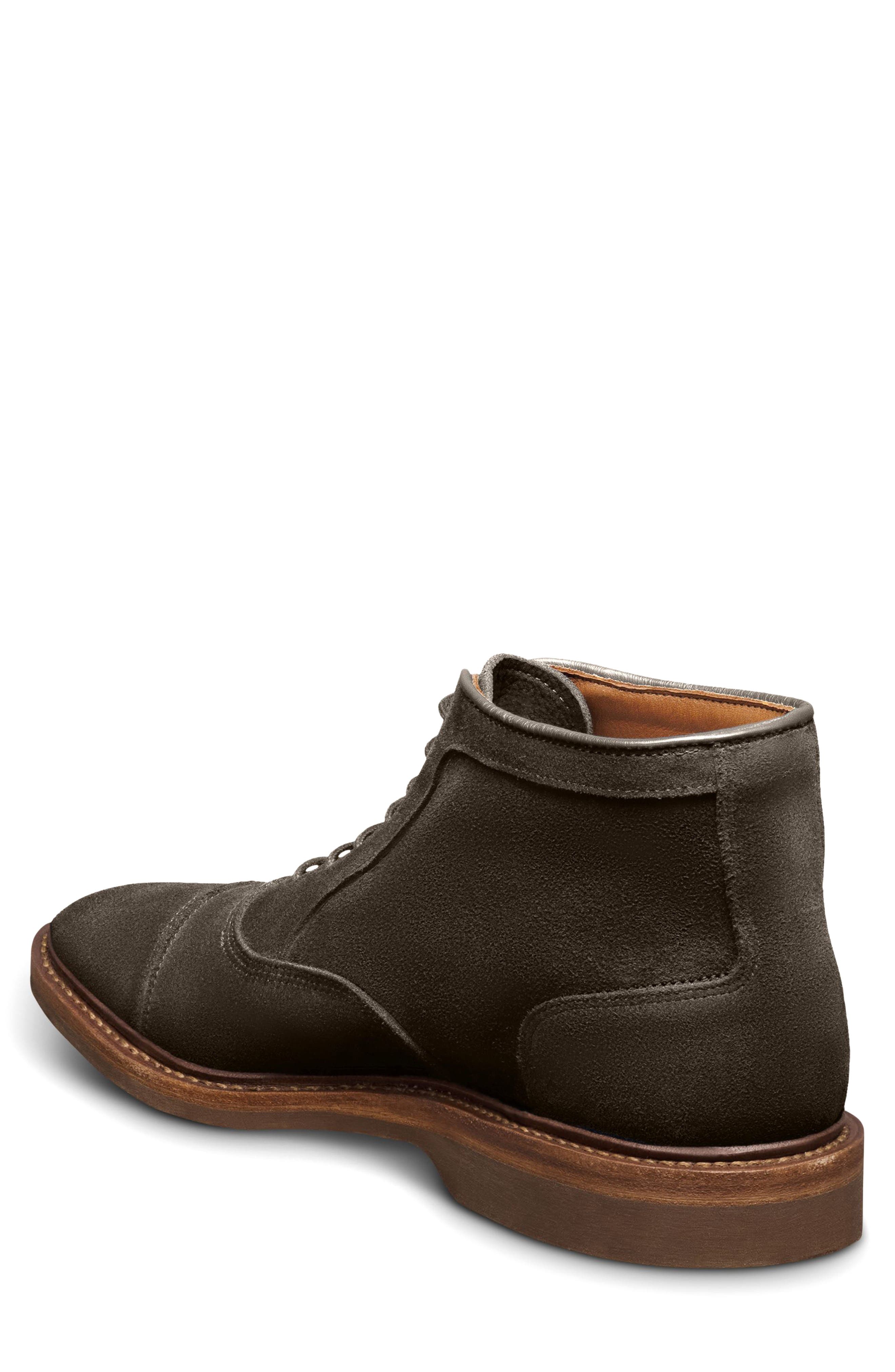 Allen Edmonds Park Avenue Verse Cap Toe Oxford Boot, Alternate, color, Chocolate