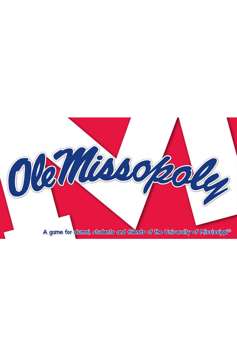 University of Mississippi Ole Missopoly Monopoly Board Game, Alternate, color, Multicolored