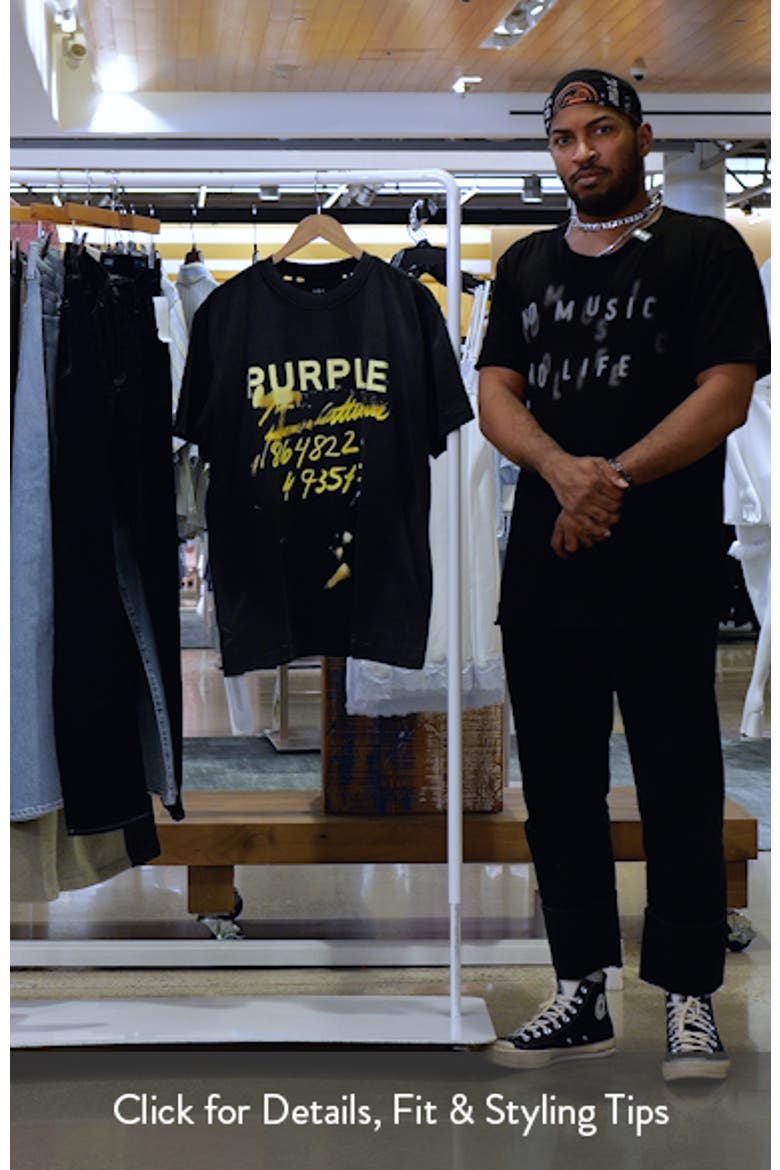 Distressed Heavyweight Cotton Jersey Graphic T-Shirt video