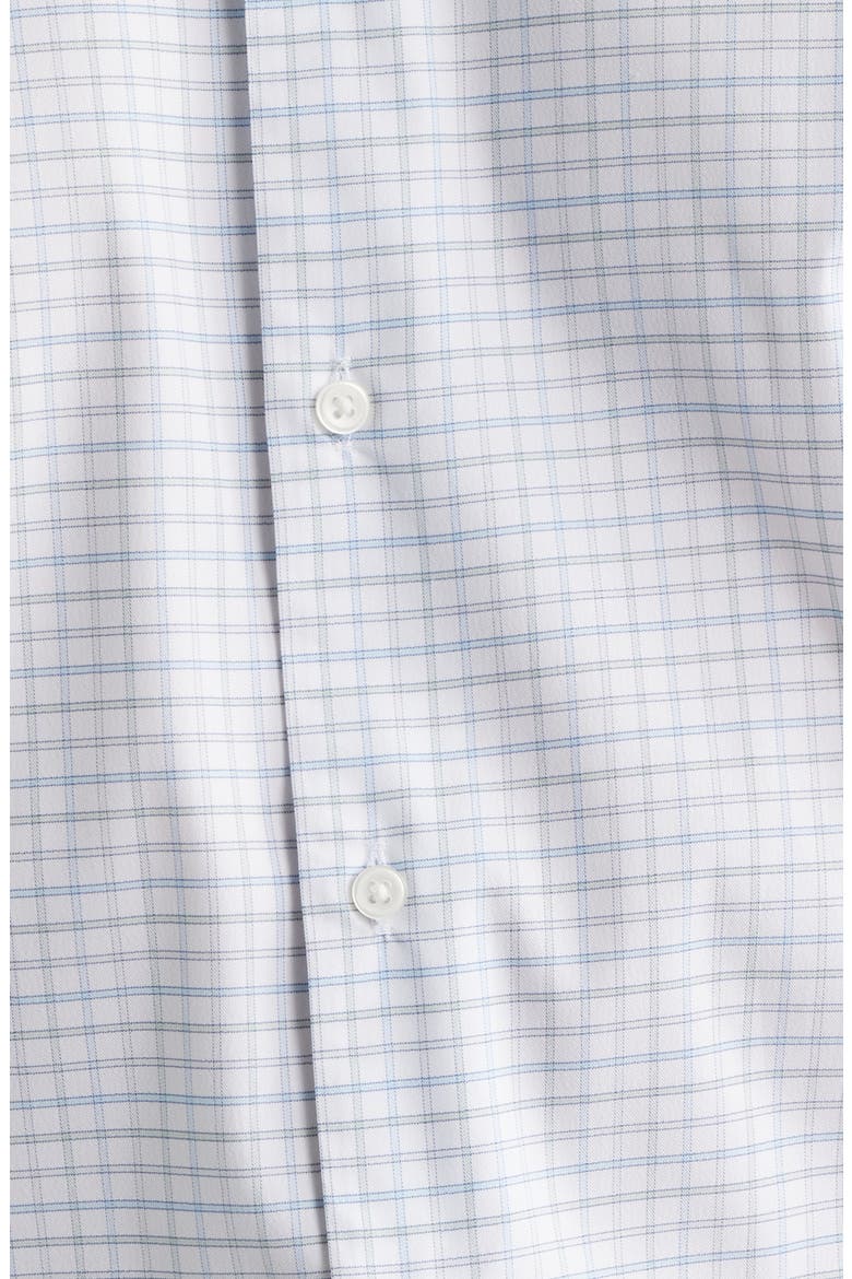 Rommel Check Performance Twill Button-Down Shirt, Alternate, color, COTTAGE BLUE