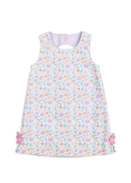 Florence Eiseman Printed Pique Dress With Flowers In Multi