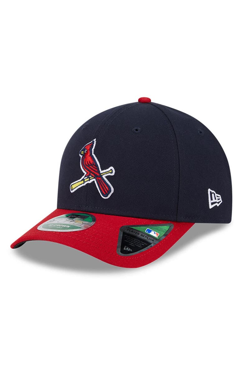 New Era Men's New Era  Navy/Red St. Louis Cardinals Player Replica 9FORTY Adjustable Hat, Main, color, 
